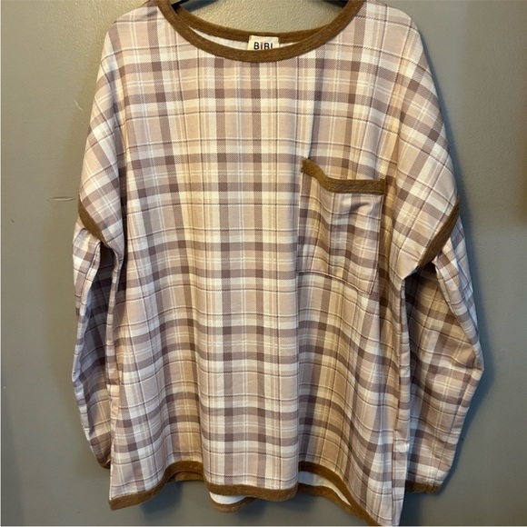 Bibi Plaid sweater - Picture 2 of 6